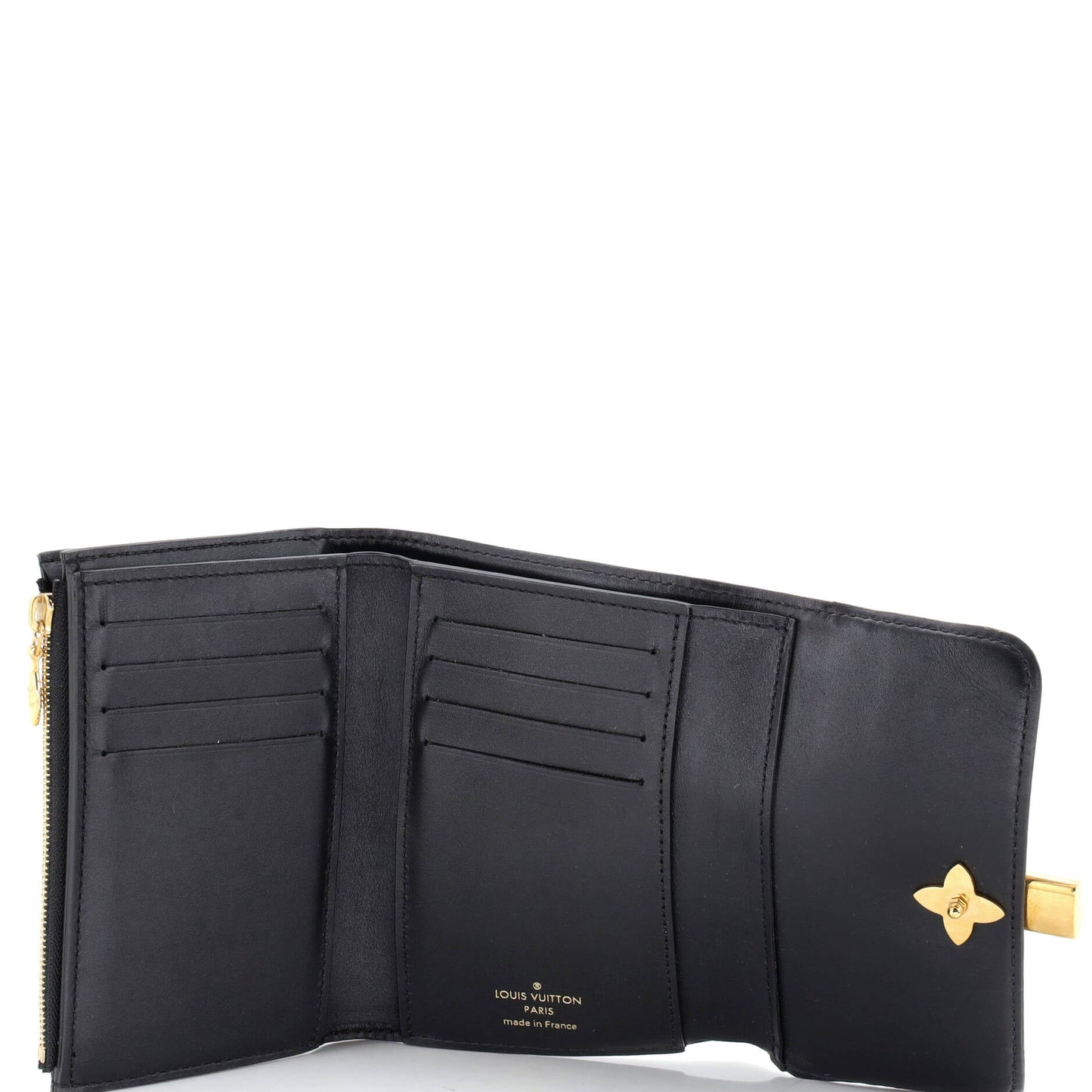 Flower Wallet Monogram Canvas Compact
