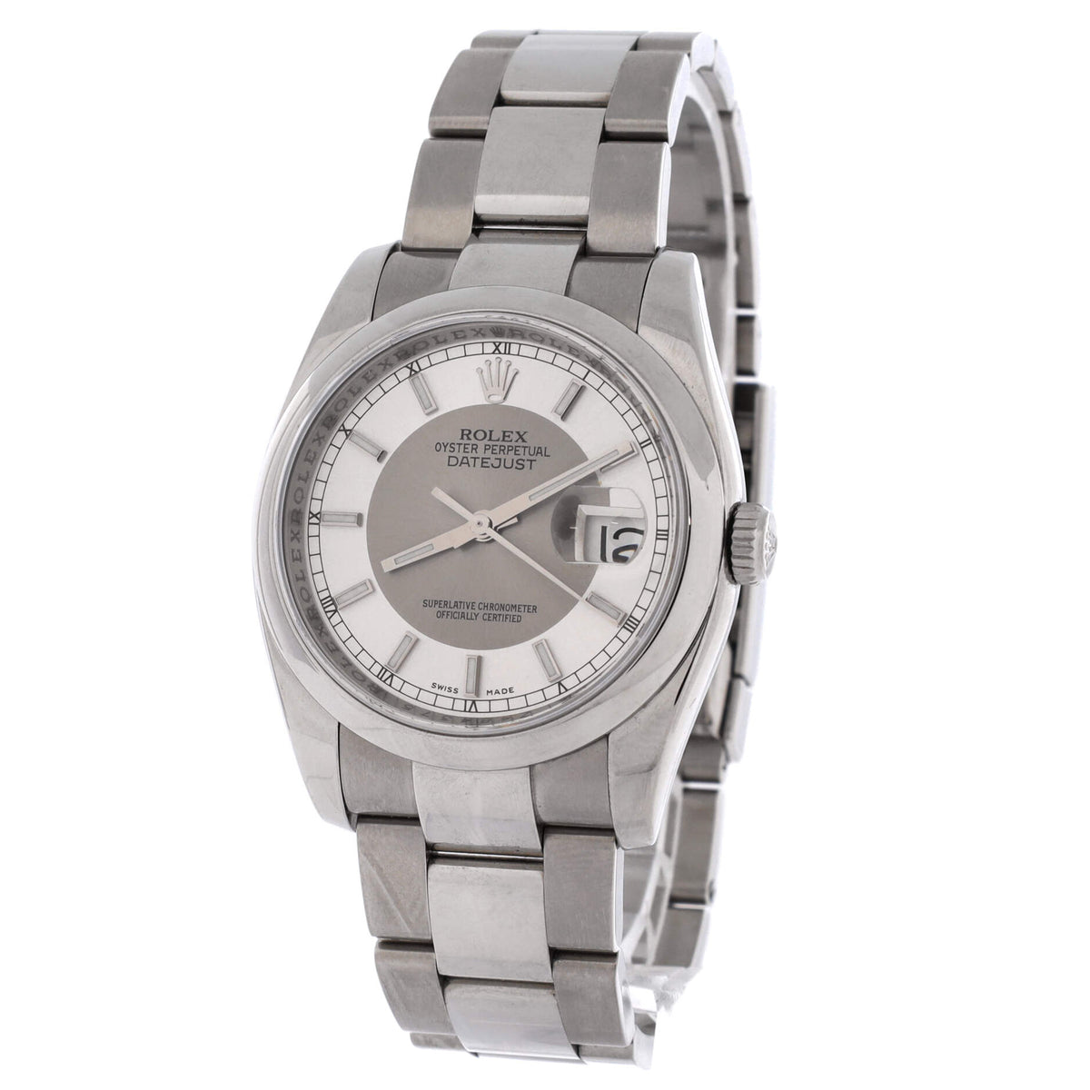 Oyster Perpetual Datejust Automatic Watch Stainless Steel 36