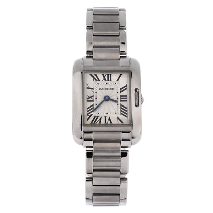 Tank Anglaise Quartz Watch Stainless Steel 23