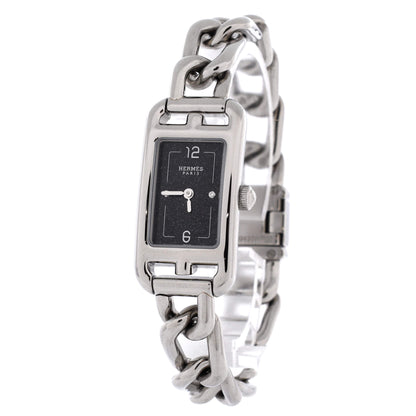 Nantucket Quartz Watch Stainless Steel with Aventurine Dial and Diamond Markers 17