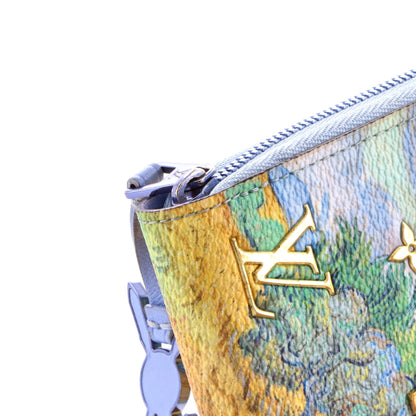 Zippy Wallet Limited Edition Jeff Koons Van Gogh Print Canvas