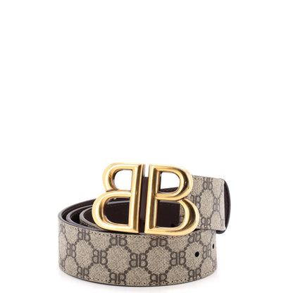 x Gucci The Hacker Project BB Belt BB Coated Canvas Wide