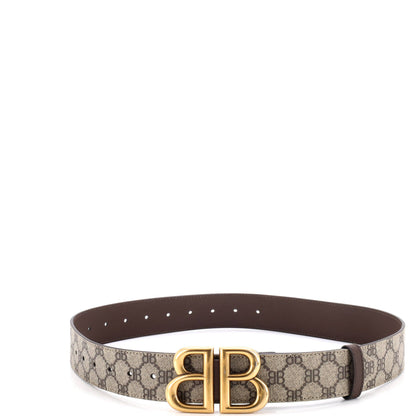 x Gucci The Hacker Project BB Belt BB Coated Canvas Wide