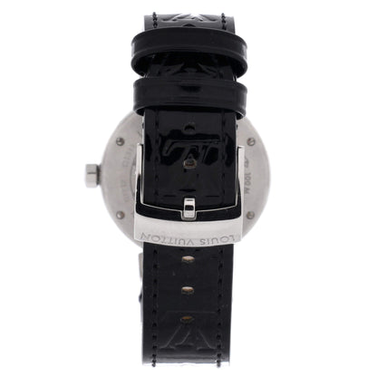 Tambour Quartz Watch Stainless Steel and Monogram Vernis 34