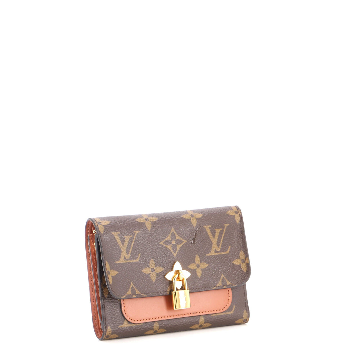 Flower Wallet Monogram Canvas Compact