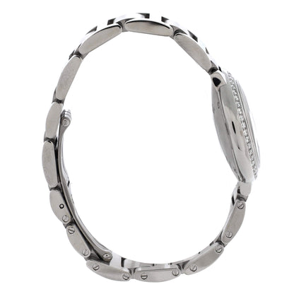 Ballon Bleu de Cartier Quartz Watch Stainless Steel with Diamond Bezel 28