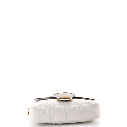 Baguette NM Bag Zucca Embossed Leather Medium