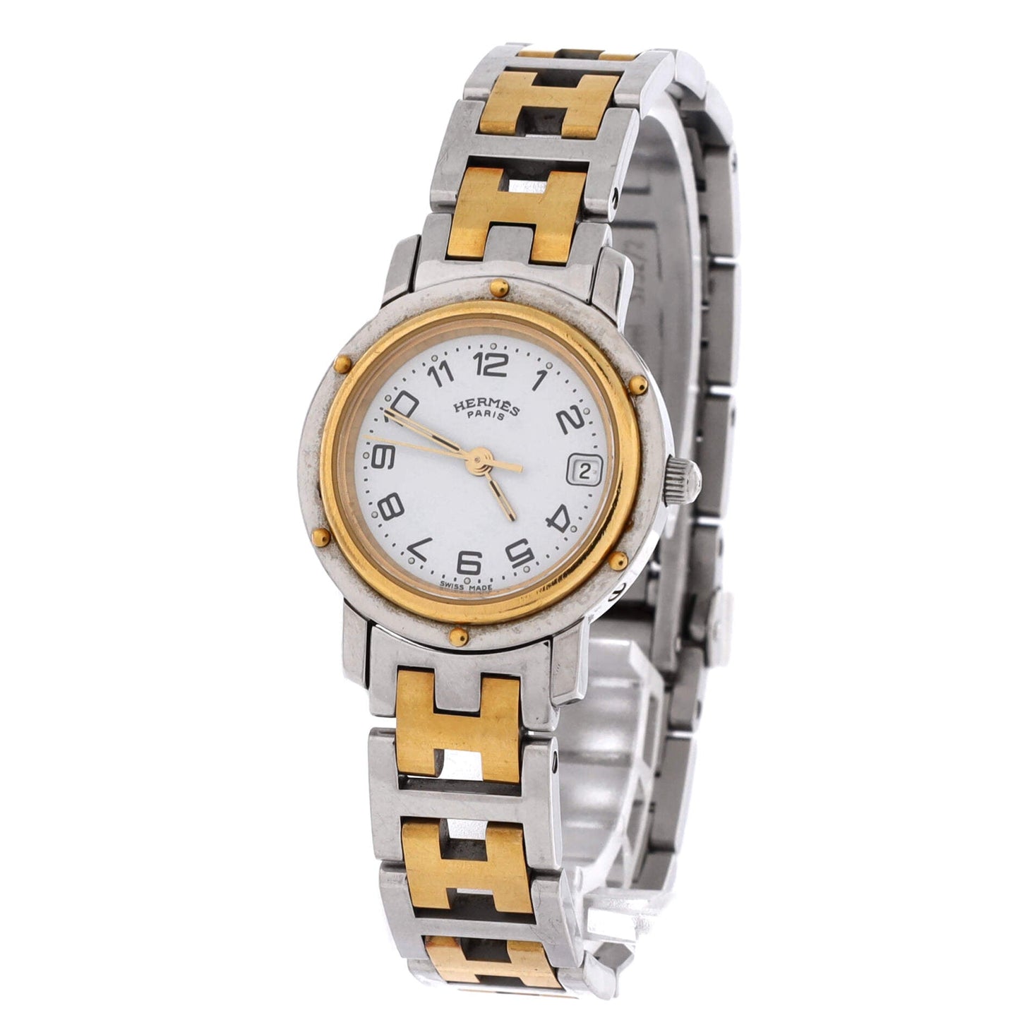 Clipper Quartz Watch Stainless Steel with Plated Metal 24