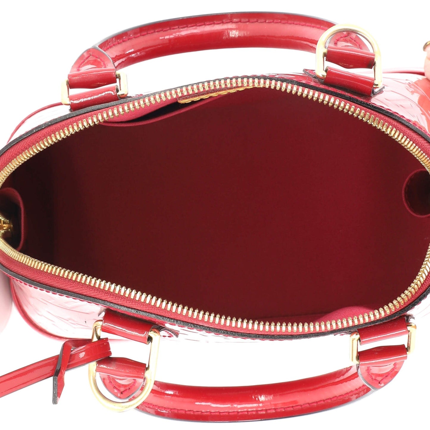 Alma Handbag Monogram Vernis BB