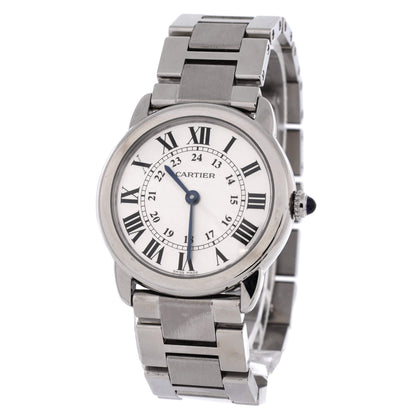 Ronde Solo de Cartier Quartz Watch Stainless Steel 29