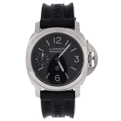 Luminor Base Logo Manual Watch Stainless Steel and Rubber 44