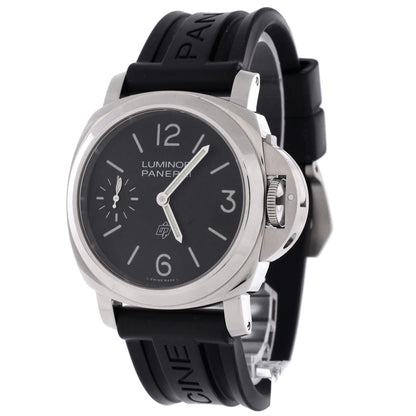 Luminor Base Logo Manual Watch Stainless Steel and Rubber 44