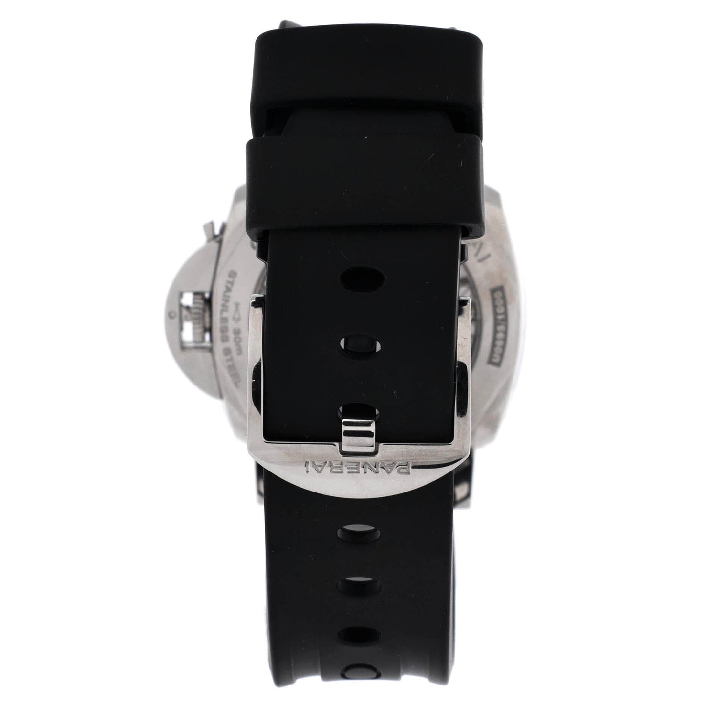 Luminor 3 Days GMT Power Reserve Automatic Watch Stainless Steel and Rubber 44