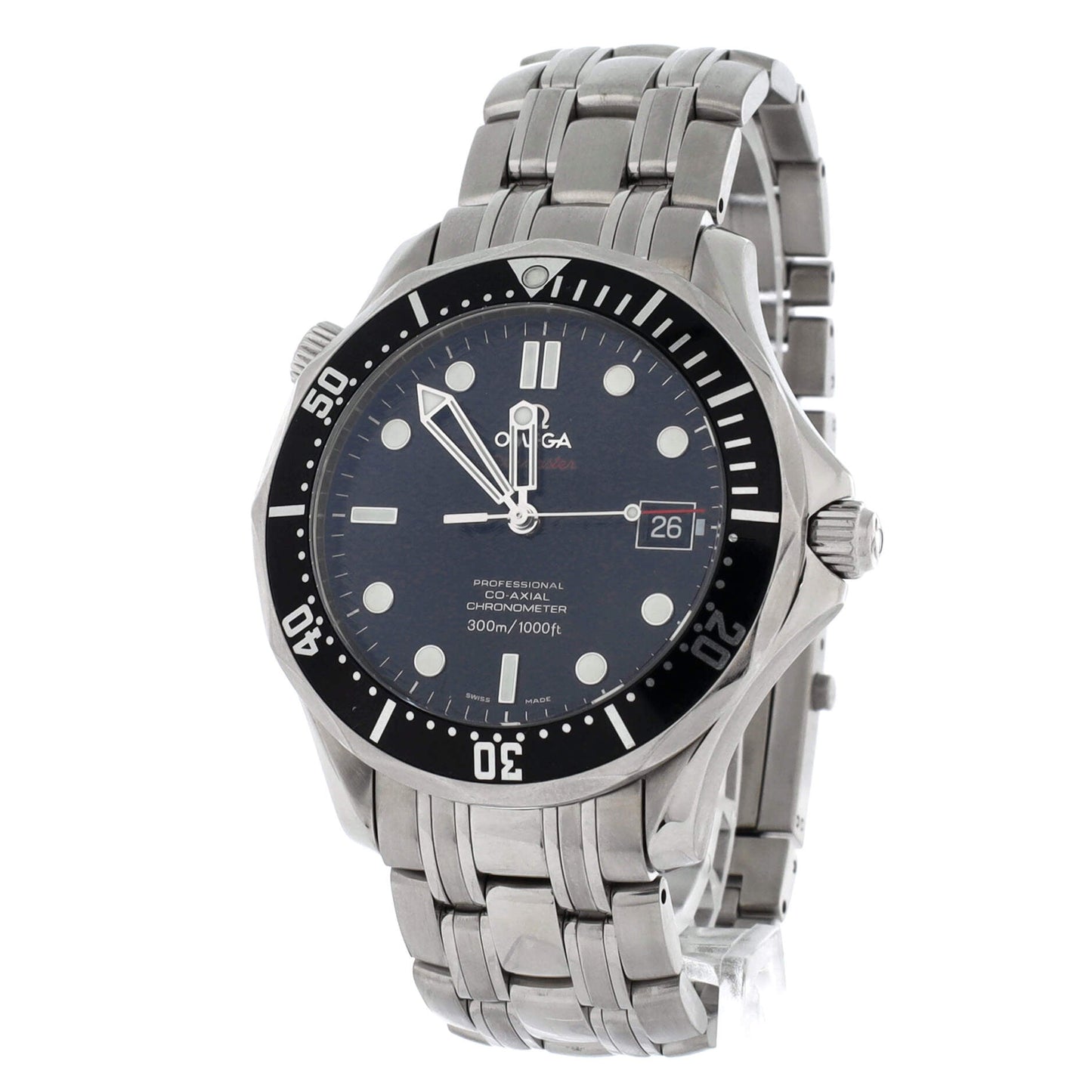 Seamaster Professional Diver 300M Co-Axial Chronometer Automatic Watch Stainless Steel 41