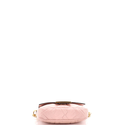 Baguette NM Bag Zucca Embossed Leather Mini