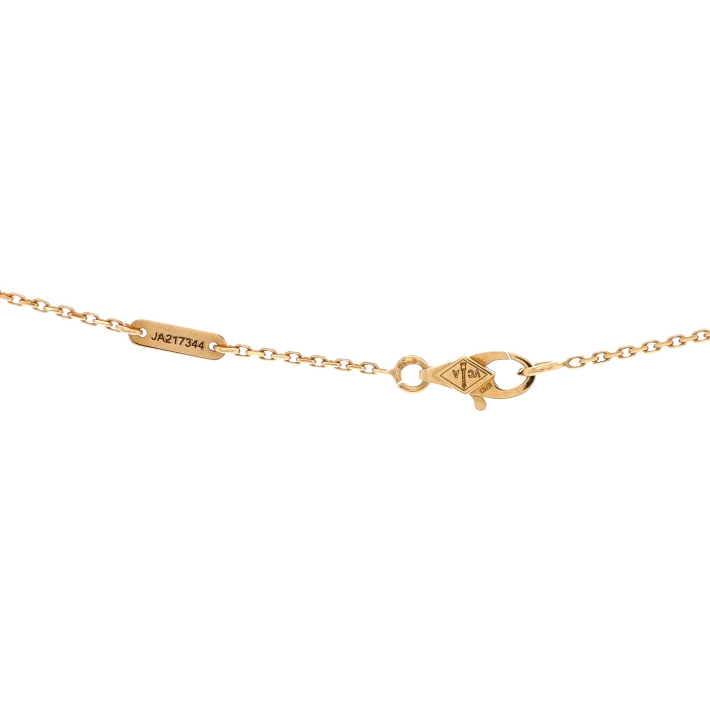 Frivole Pendant Necklace 18K Yellow Gold with Pave Diamonds Mini