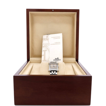 Heure H Quartz Watch Stainless Steel with Diamond Bezel 21