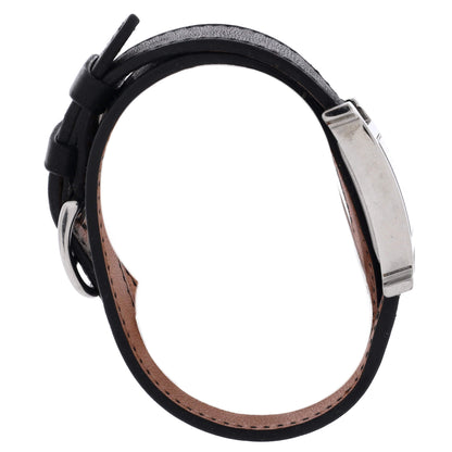 Heure H Double Tour Quartz Watch Stainless Steel and Leather 21