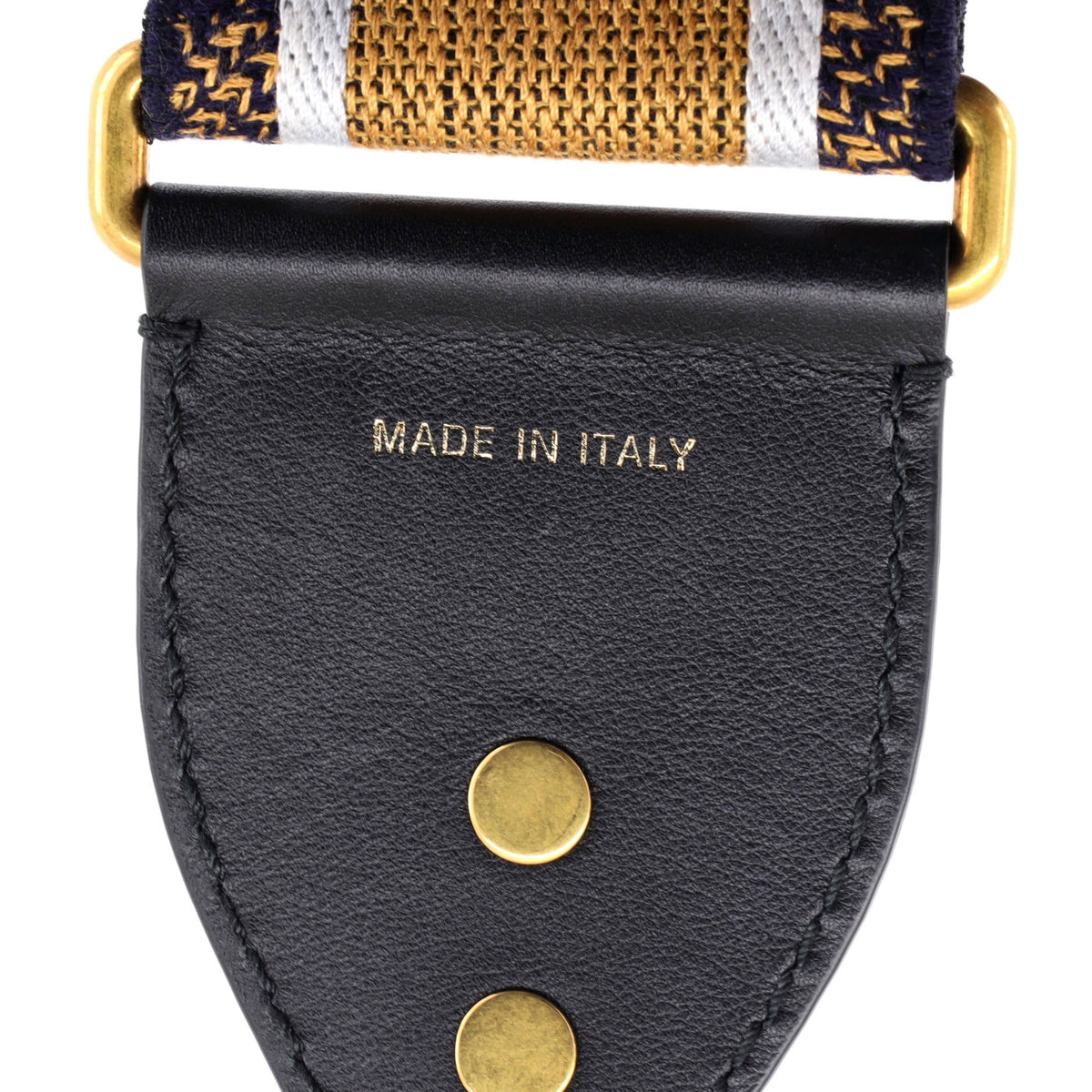 Shoulder Strap Embroidered Canvas