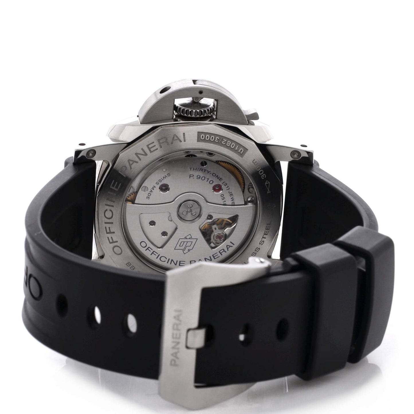 Luminor 1950 3 Days Automatic Watch Stainless Steel and Rubber 44