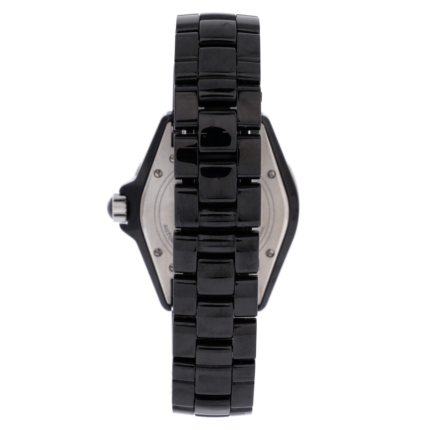 J12 Automatic Watch Ceramic and Stainless Steel with Diamond Markers 38