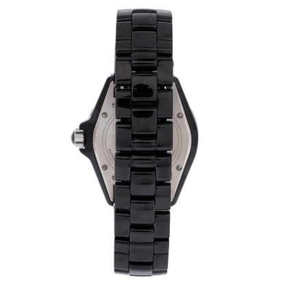 J12 Automatic Watch Ceramic and Stainless Steel with Diamond Markers 38