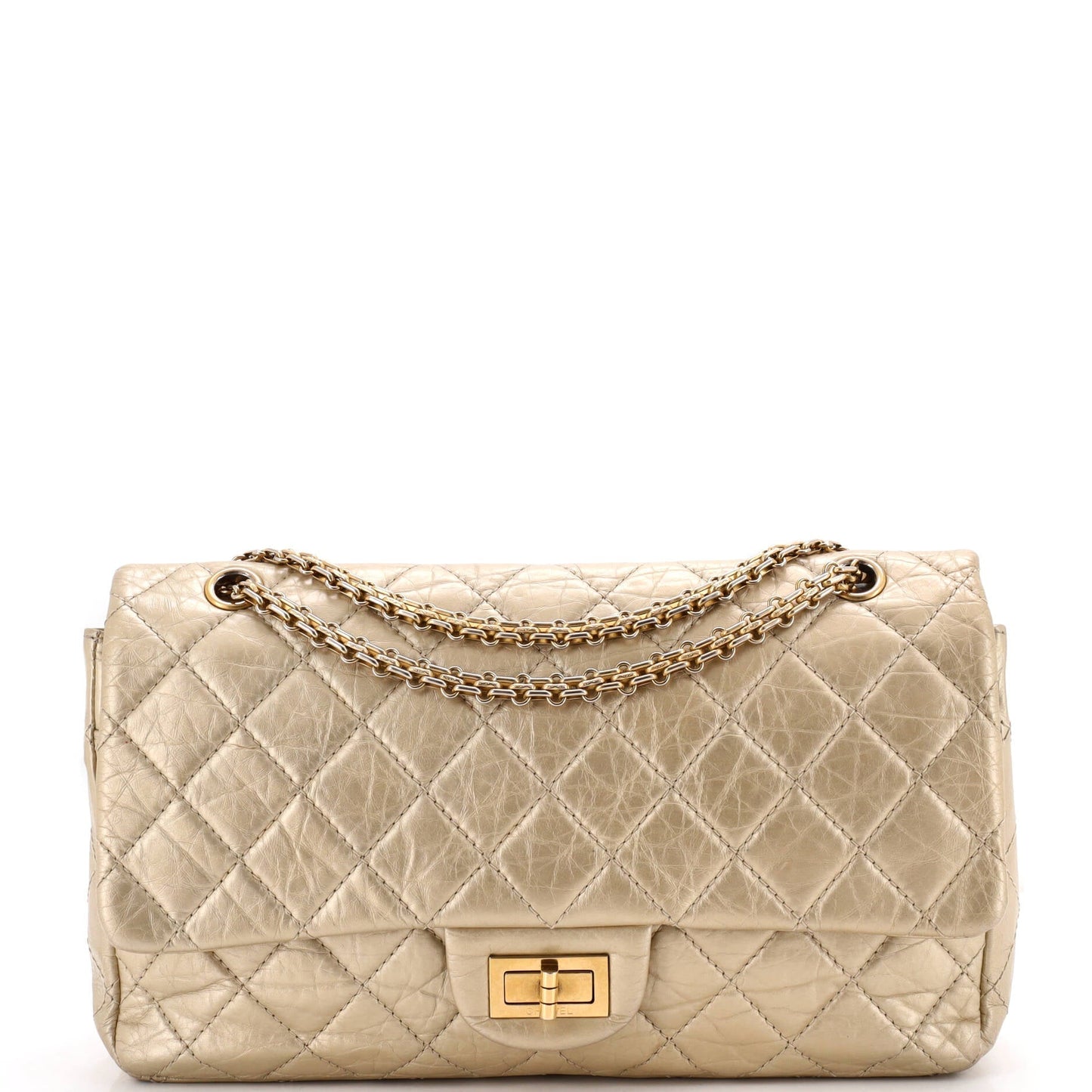 Reissue 2.55 Flap Bag Quilted Aged Calfskin 227