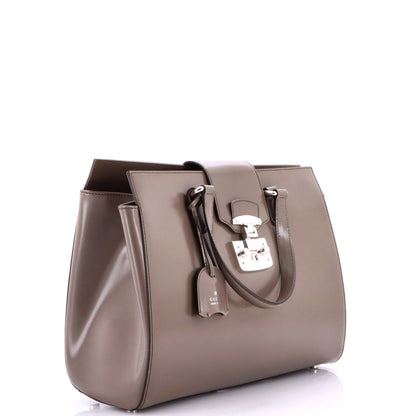 Lady Lock Tote Leather Medium