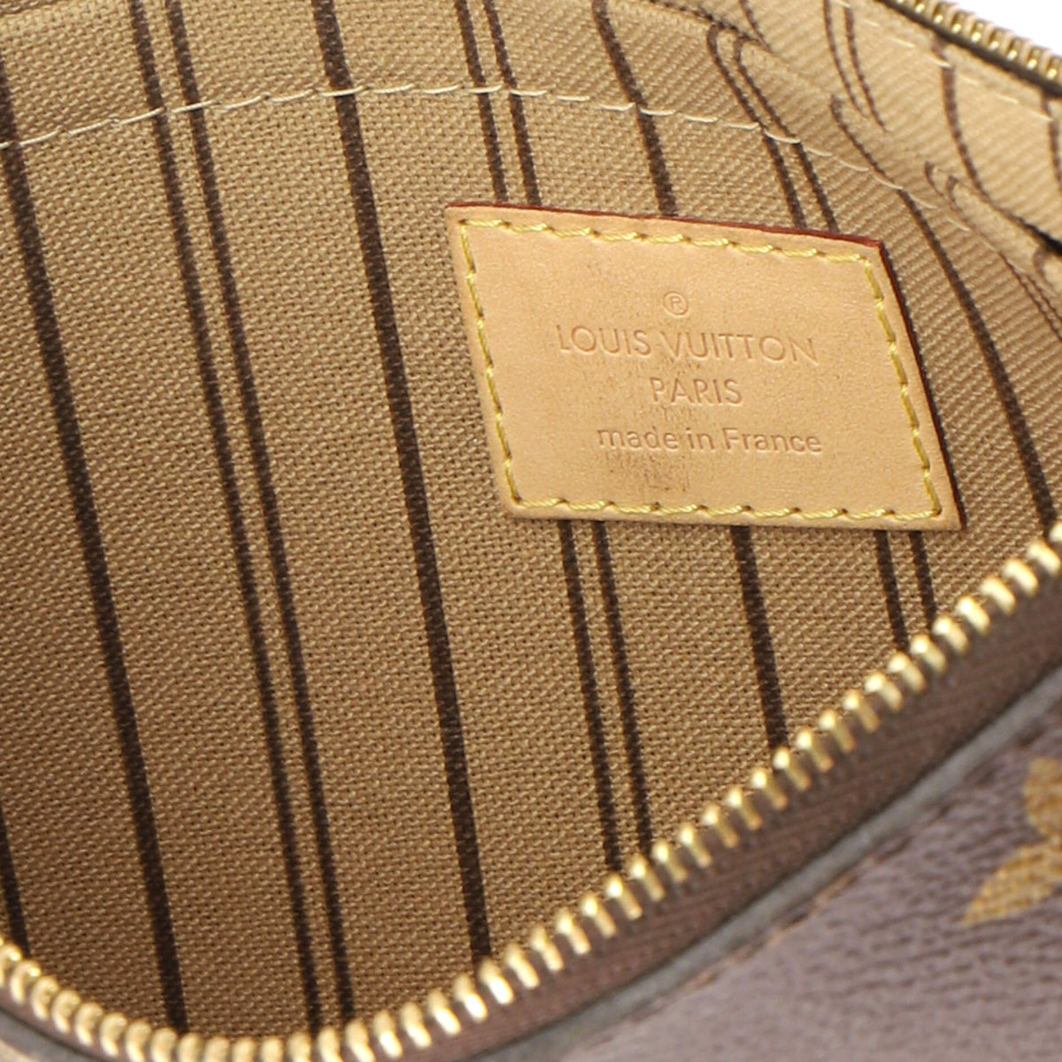 Neverfull Pochette Monogram Canvas Large