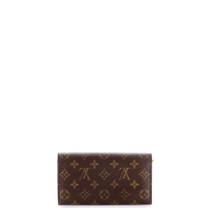 Sarah Wallet Monogram Canvas