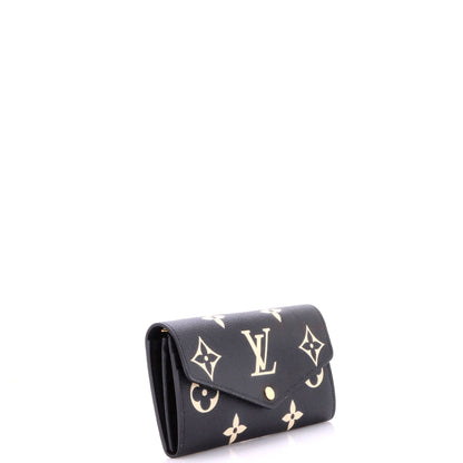 Sarah Wallet NM Bicolor Monogram Empreinte Giant