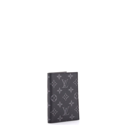 Passport Cover Monogram Eclipse Canvas