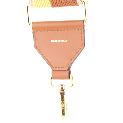 Strap You Shoulder Strap Multicolor Zucca Canvas with Leather