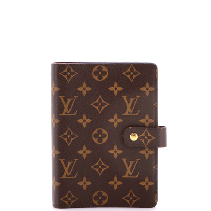 Ring Agenda Cover Monogram Canvas MM