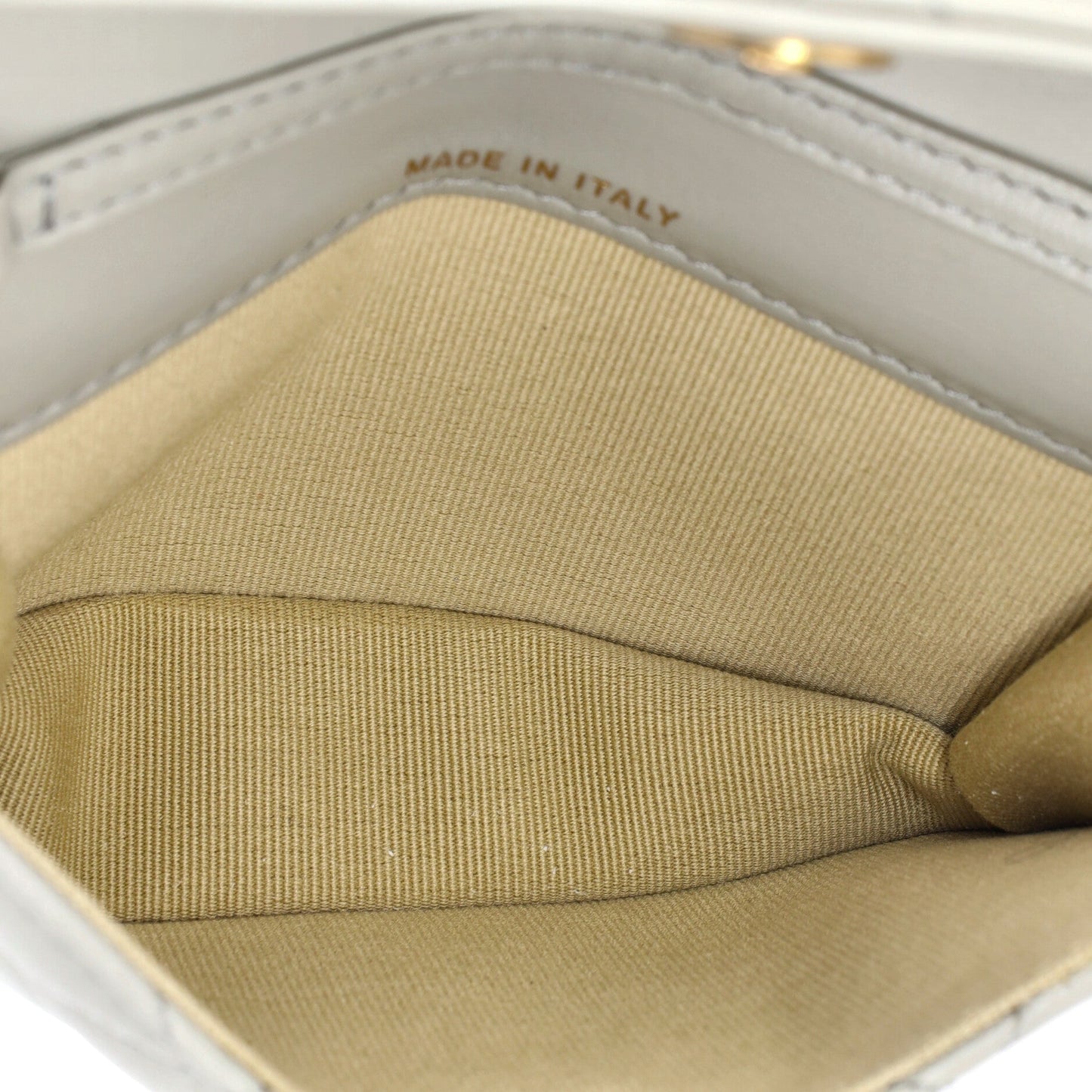 Pearl Crush Flap Clutch with Chain Quilted Lambskin Mini