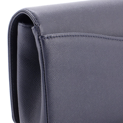 Captain Gold Clutch Embroidered Caviar