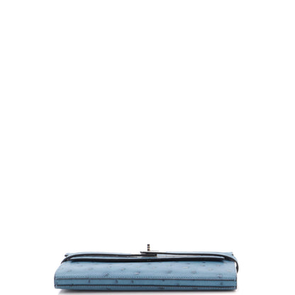 Kelly Wallet Ostrich Long