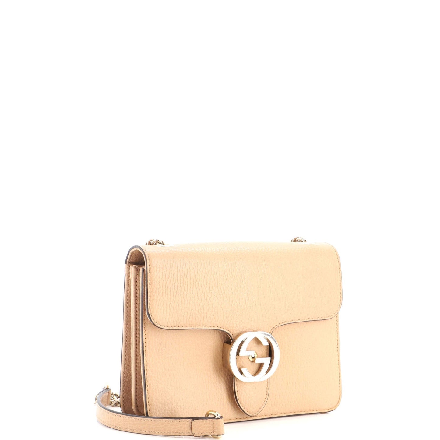 Interlocking Shoulder Bag Leather Small