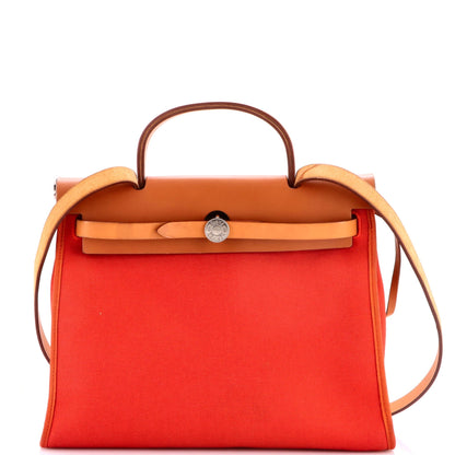 Herbag Zip Leather and Toile 31