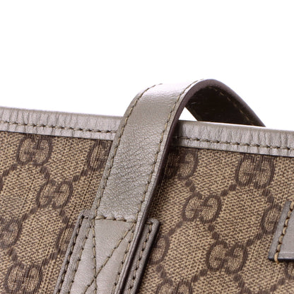 Plus Tote GG Coated Canvas with Leather Medium