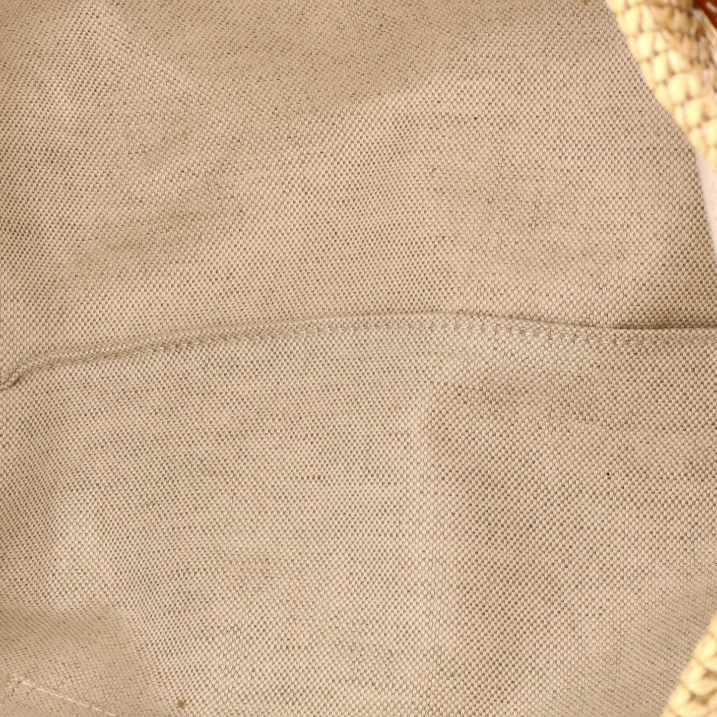 Logo Plaque Convertible Tote Raffia Small