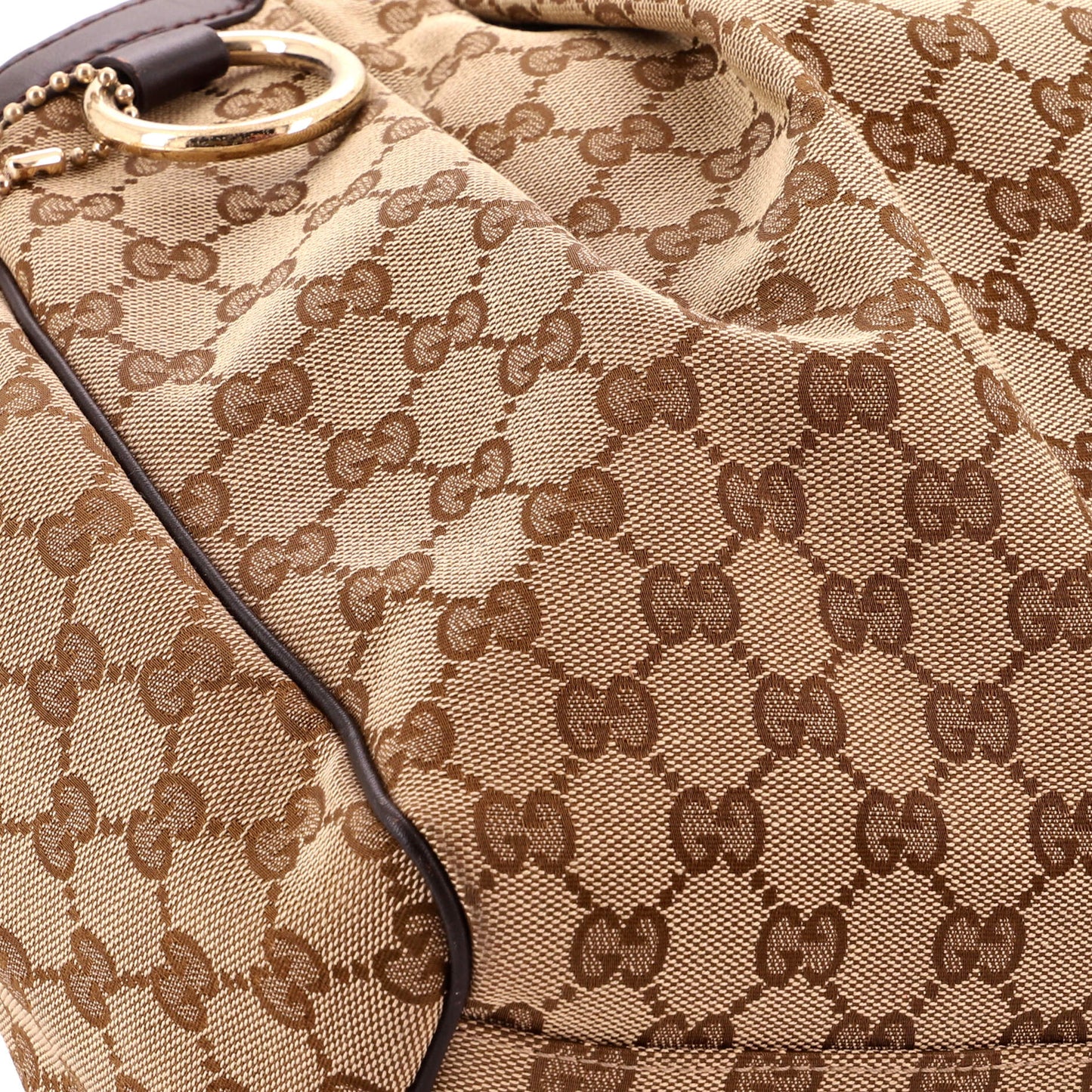 Sukey Tote GG Canvas with Leather Medium