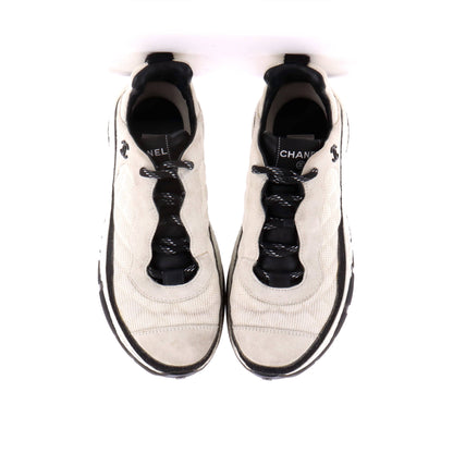Women's Coco Neige CC Sneakers Suede and Quilted Mesh