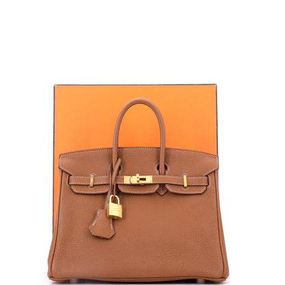 Birkin Handbag Gold Togo with Gold Hardware 25