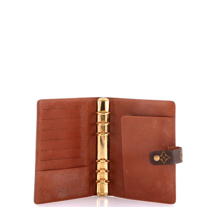 Ring Agenda Cover Monogram Canvas MM