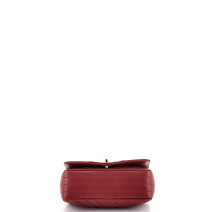 Statement Flap Bag Chevron Calfskin Mini