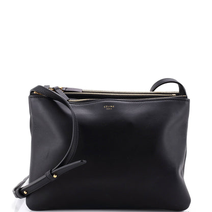Trio Crossbody Bag Leather Large