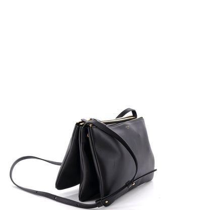 Trio Crossbody Bag Leather Large
