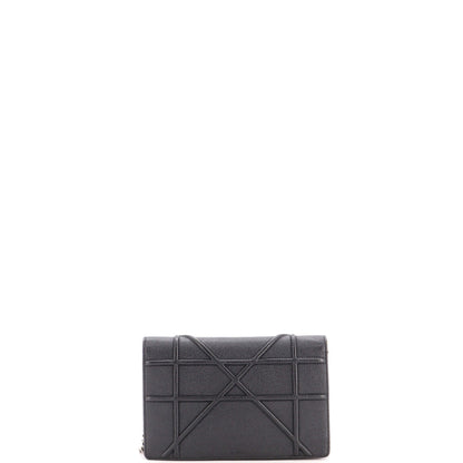 Diorama Wallet on Chain Leather