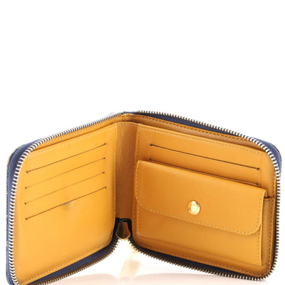 Zip Wallet Monogram Denim Compact